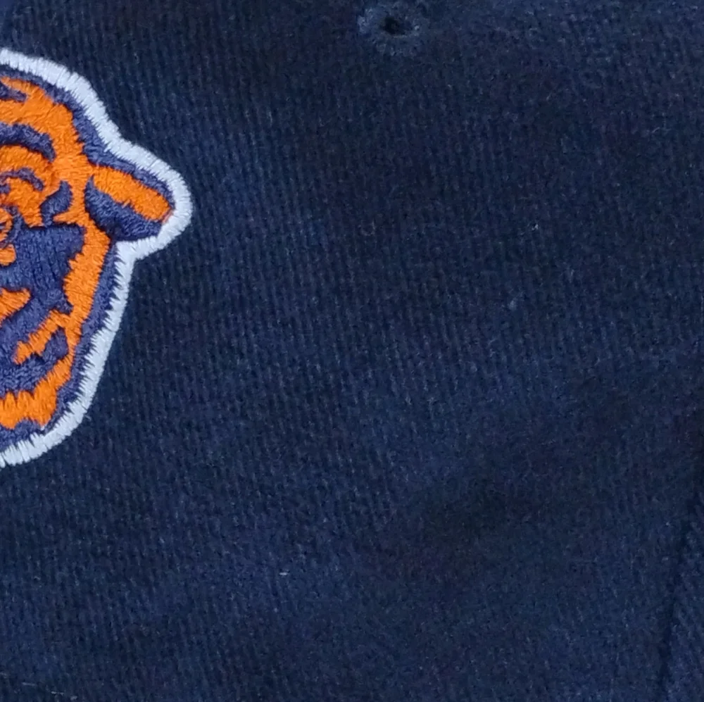 Vintage Chicago Bears NFL Football Sports Team Cap Embroidered Hook & Loop Hat
